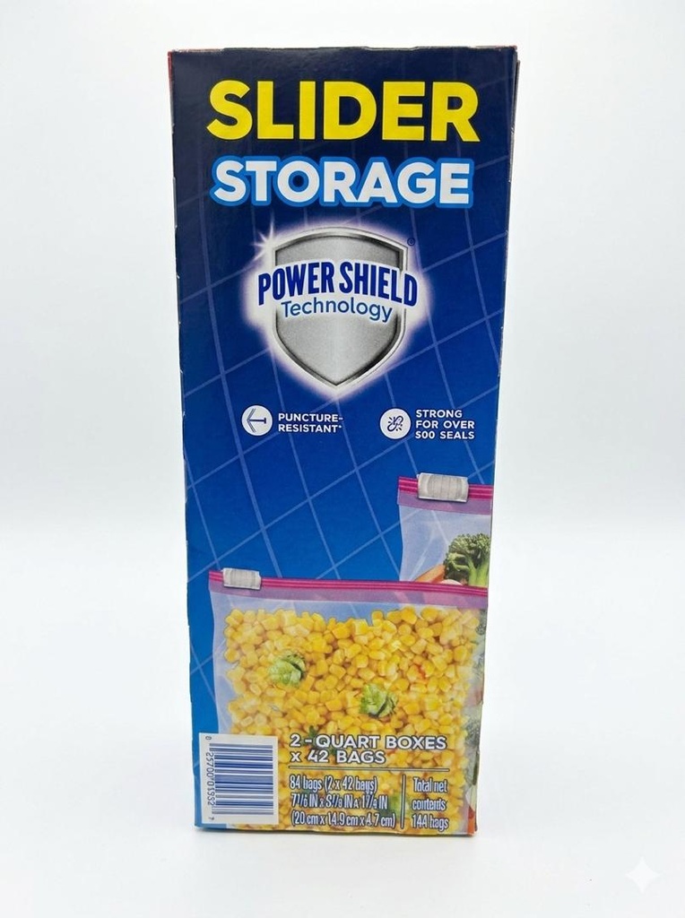 Ziploc Slider Bolsas De Almacenamiento De 1 Litro 42 / Pack