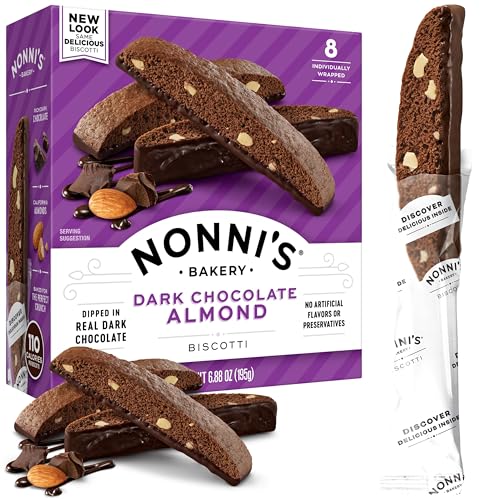 Nonni's  Biscotti De Almendras De Chocolate Oscuro / 195Gr.
