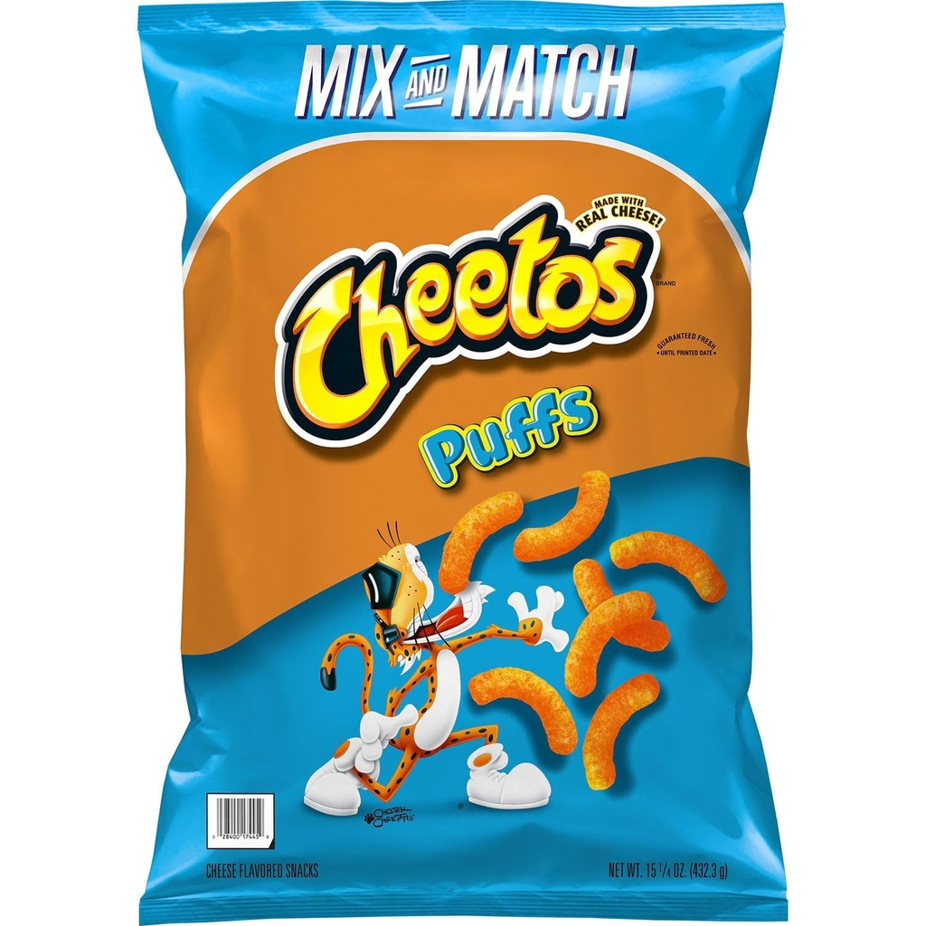 Cheetos Queso Puffs Tamaño Fiesta / 432.3GR.