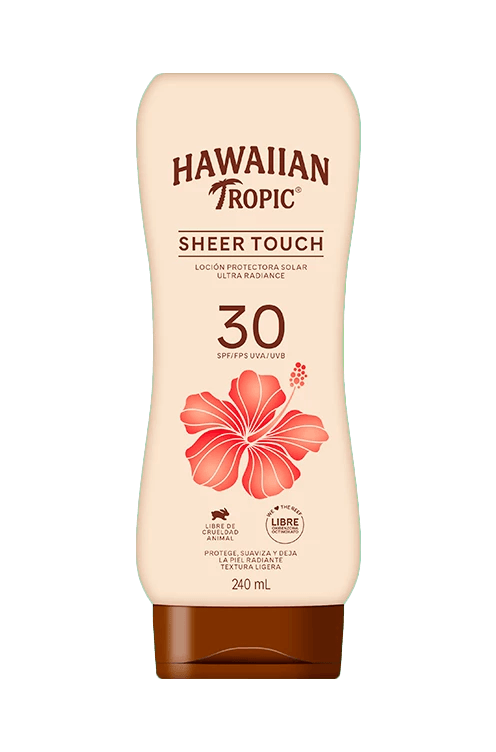 Hawaiian Tropic Loción Protectora Solar táctil Transparente  FPS 30 / 319Ml