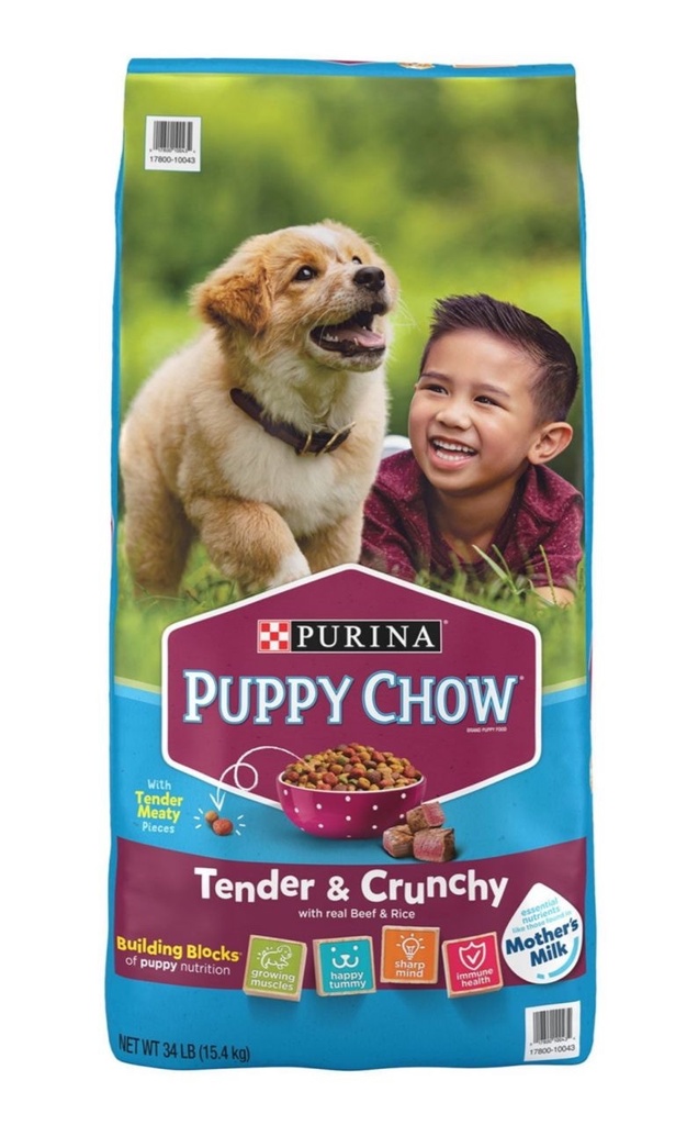 Purina Perrarina Para Cachorros Carne De Res Y Arroz / 34Lb / 15.4 Kg.