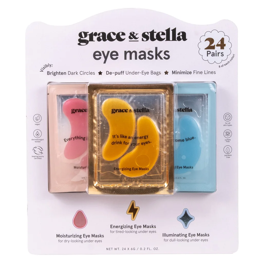 Grace &amp; Stella Mascarillas Para Ojos / 24 Pack