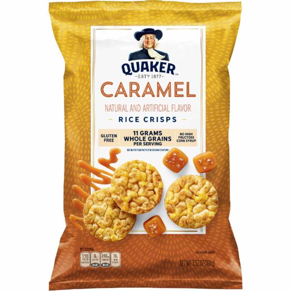 Quaker Crisps De Arroz Caramelo / 86 Gr