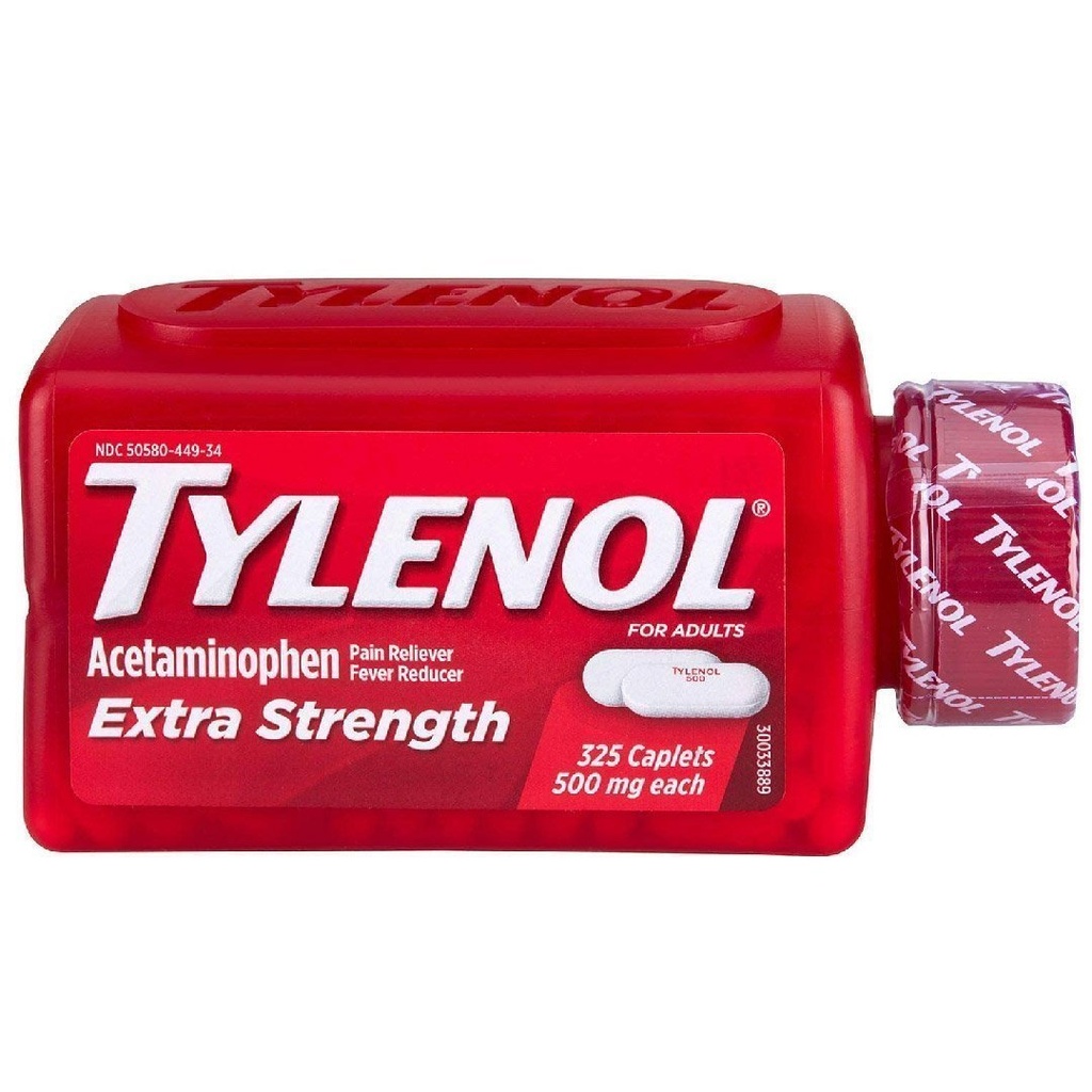 Acetaminofén Tylenol Extra Strength 500 mg / 325 Cap