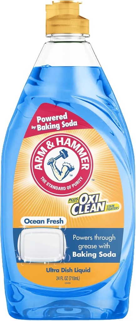 Arm &amp; Hammer Oxi Clean Jabón Para Platos Aroma Fresco Océano / 710ML