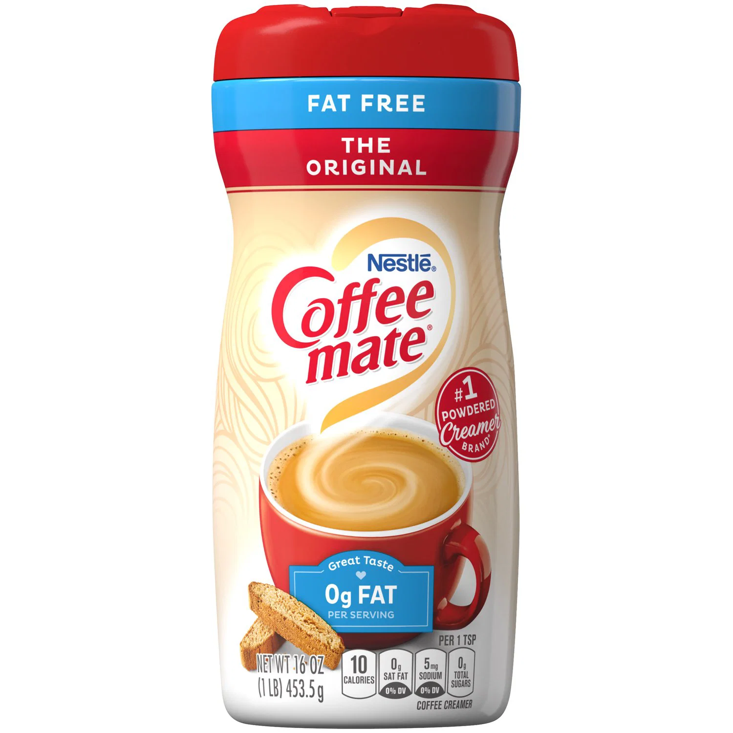 Coffee Mate Crema Para Café Sin Lácteos Sin Grasa / 453GR