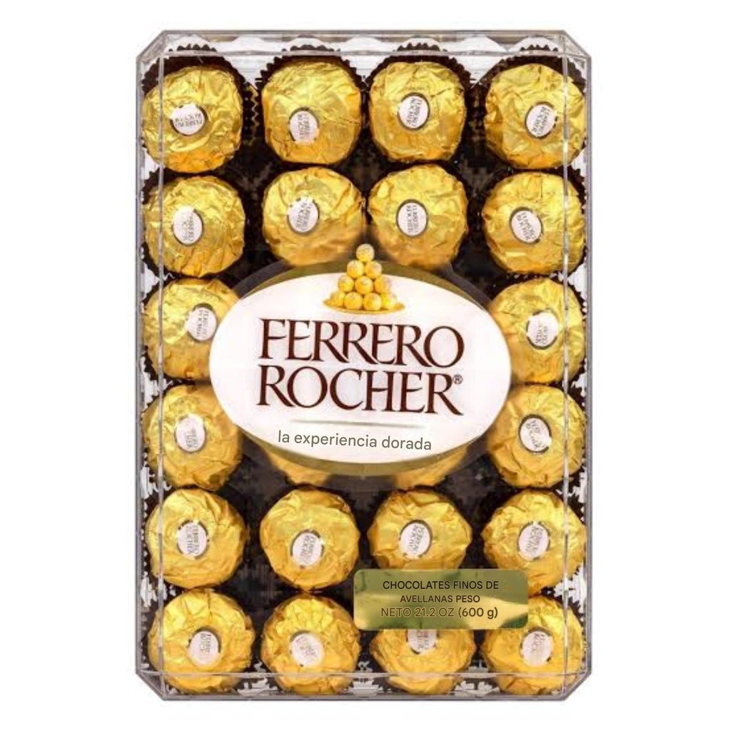 Ferrero Rocher Bombones de Chocolate / 48 Pack / 600Gr