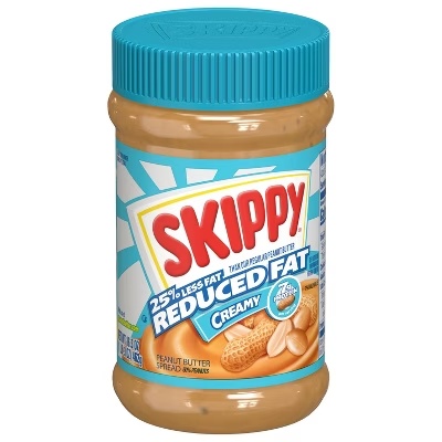Skippy Creamy - Mantequilla De Maní Cremosa Grasa Reducida / 462 Gr.