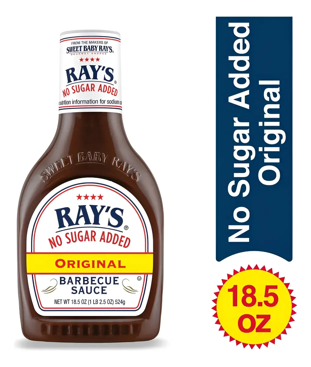 Sweet Baby Ray's Salsa Barbecue Original Sin Azúcar Añadida / 524Gr.