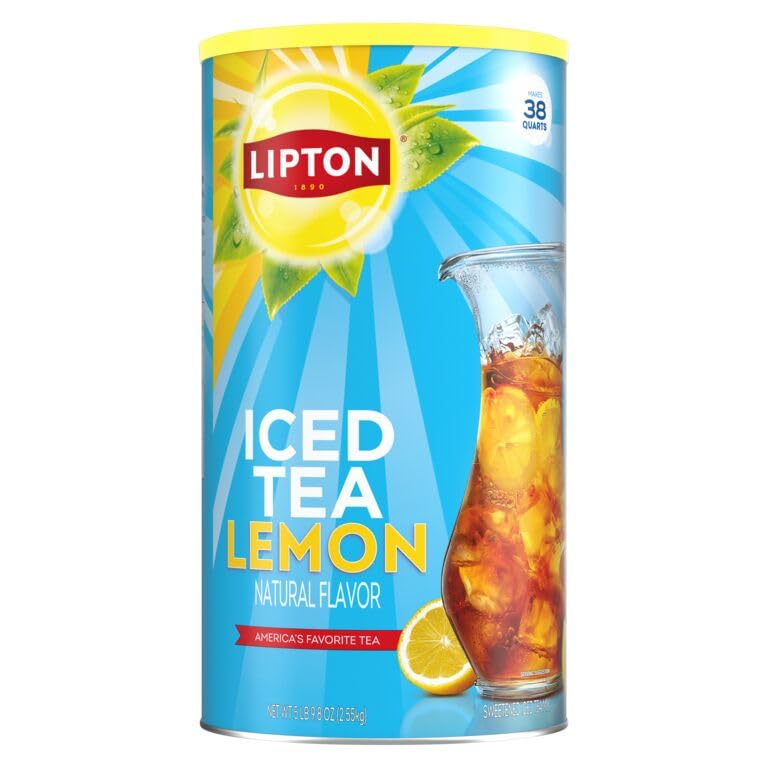 Lipton Té Helado En Polvo De Limón, Endulzado / 2,54Kg.