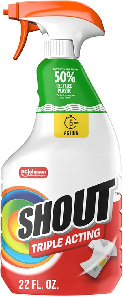 Sc Johnson Shout Spray Eliminador De Manchas / 650Ml