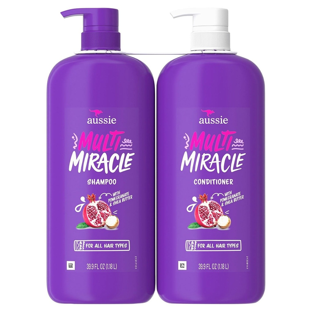 Aussie Champú Y Acondicionador Multi Milagro / 2 Pack / 1.18 Lt