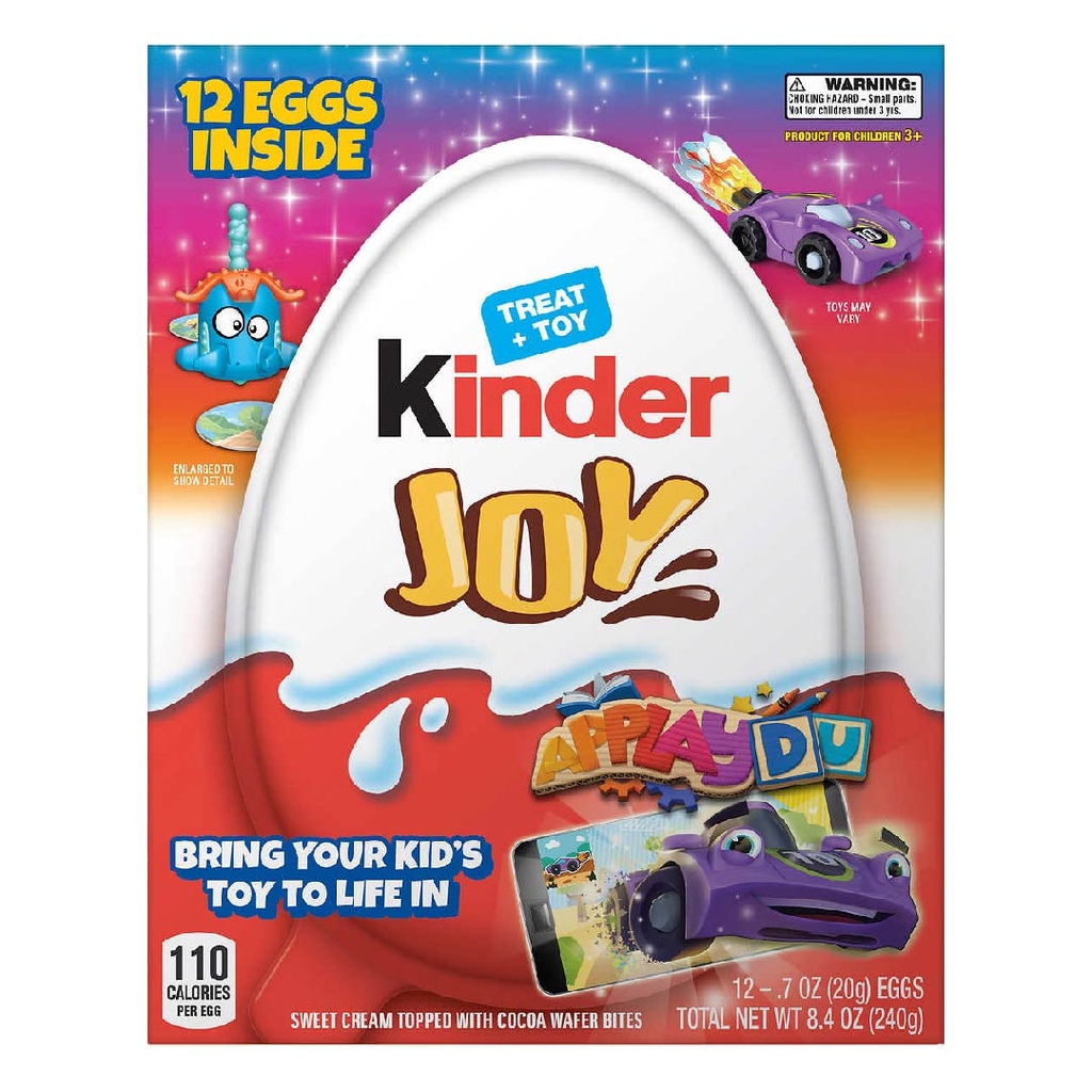 Chocolate Kinder Joy, 12 Pack / 20g