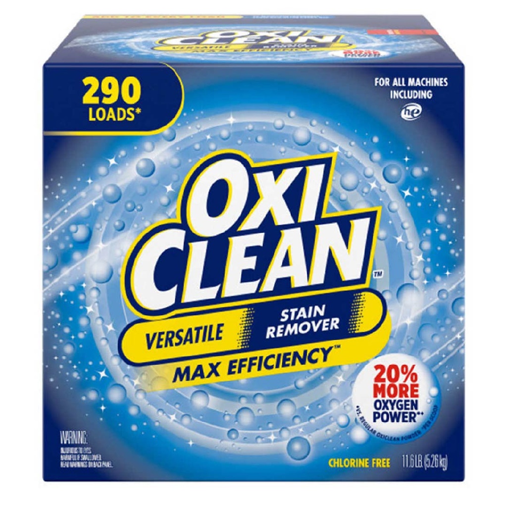 Quitamanchas En Polvo Oxi-Clean Max Eficiency, 290 Cargas / 5.26 Kg