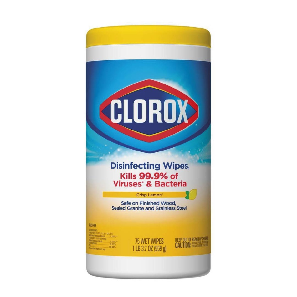 Toallitas Desinfectantes Clorox, 85 Pack