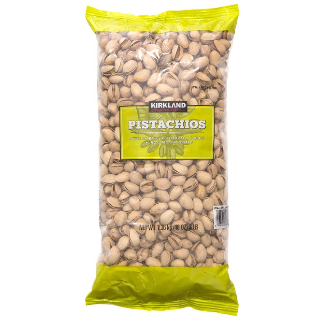 Kirkland Pistachos Tostados y Salados / 1.36 Kg