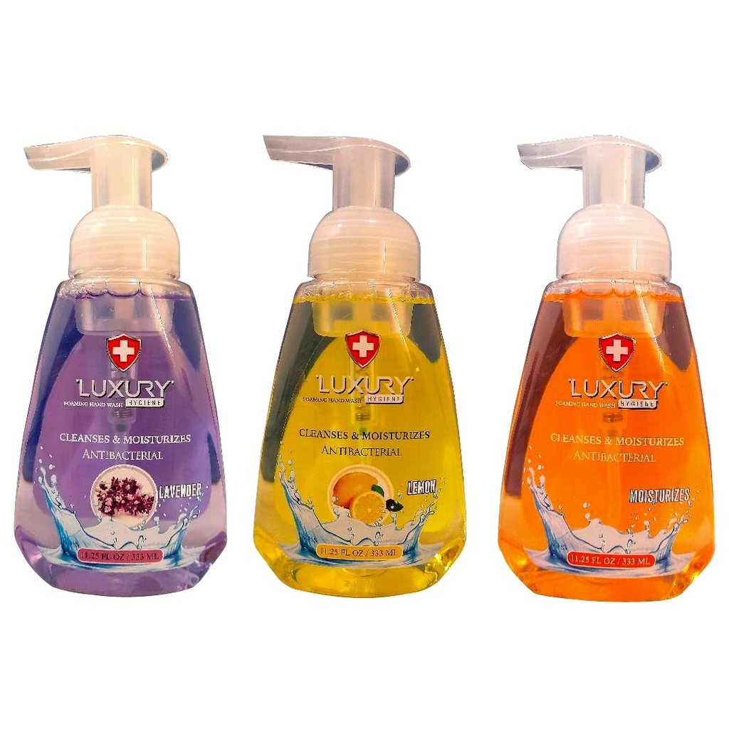 Jabón De Manos Espumoso Antibacterial Luxury, 333 mL / 3 Pack