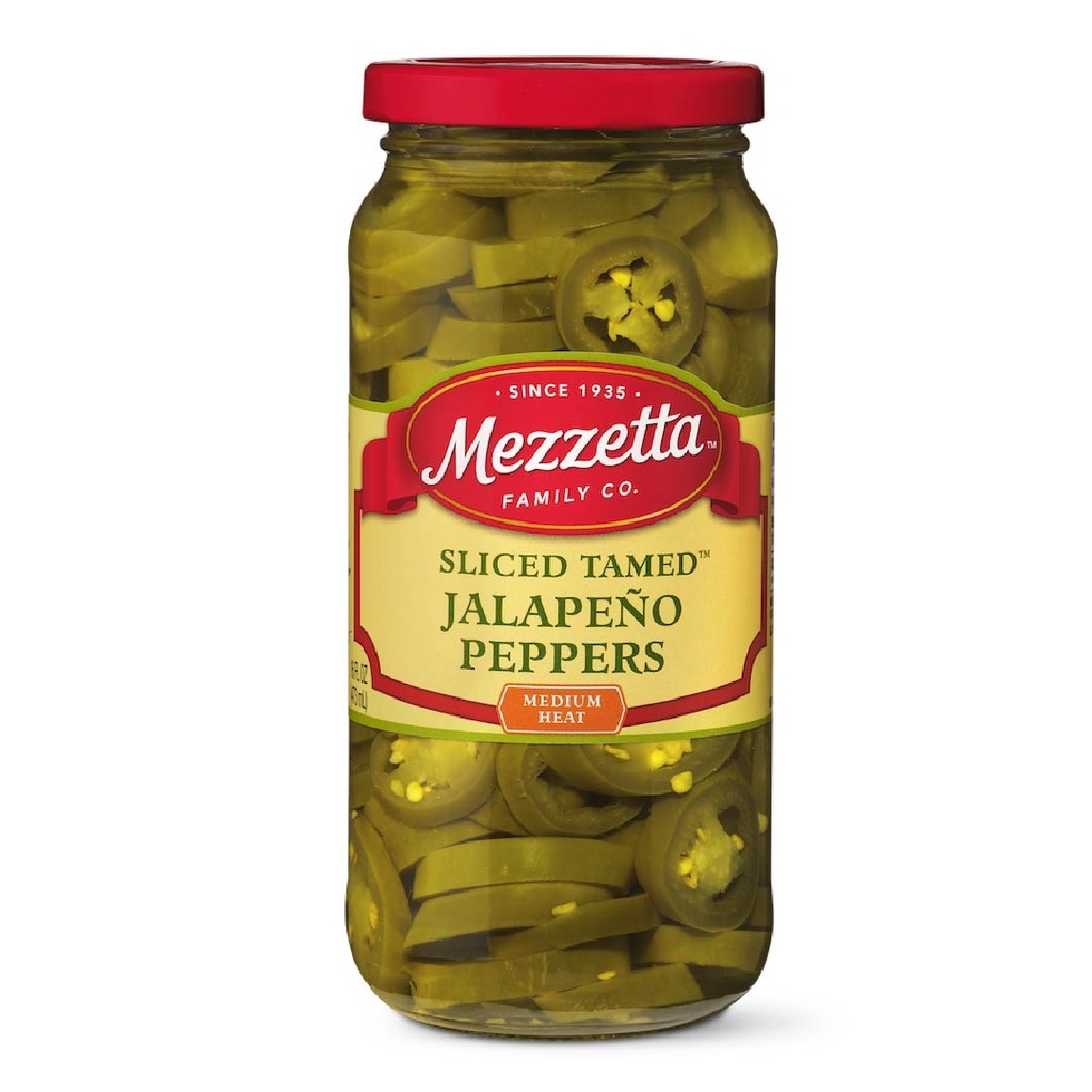 Jalapeño Rebanado Medium, Mezzetta / 473 mL