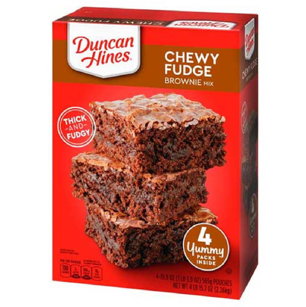 Mezcla De Brownie Chewy Fudge, Duncan Hines / 520g