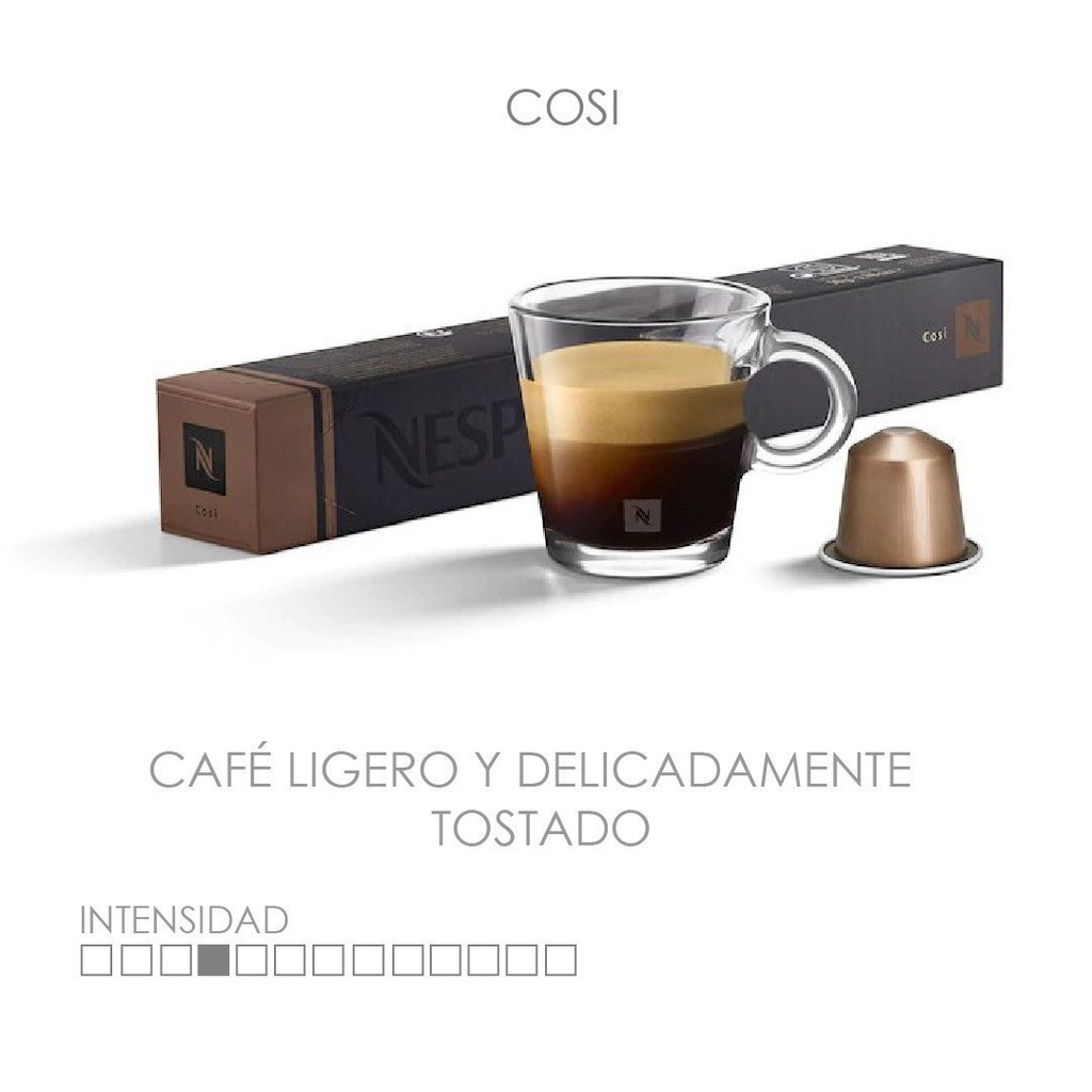 Capsulas De Nespresso Original Cosi, 10 Pack