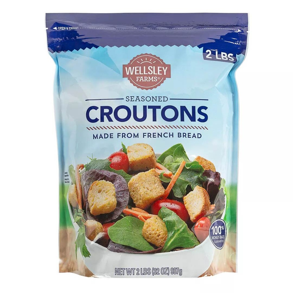 Crutones Sazonados, Wellsley Farms / 907g