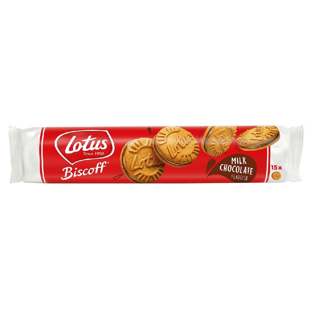 Lotus Biscoff Galletas Sándwich Sabor A Chocolate Con Leche / 150gr.