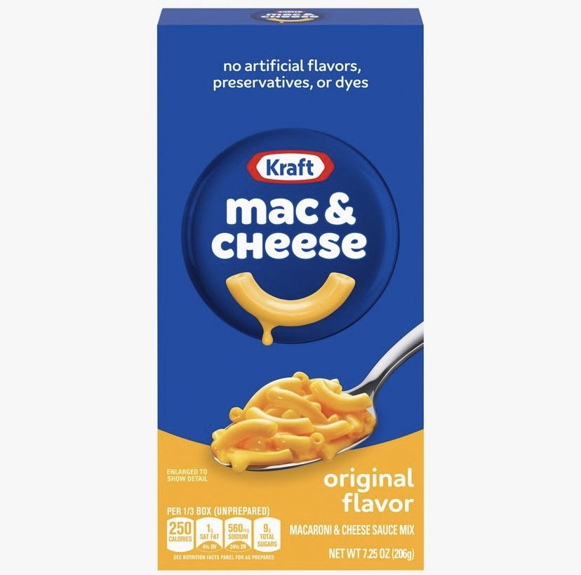Macarrones &amp; Queso Original / Kraft, 206g