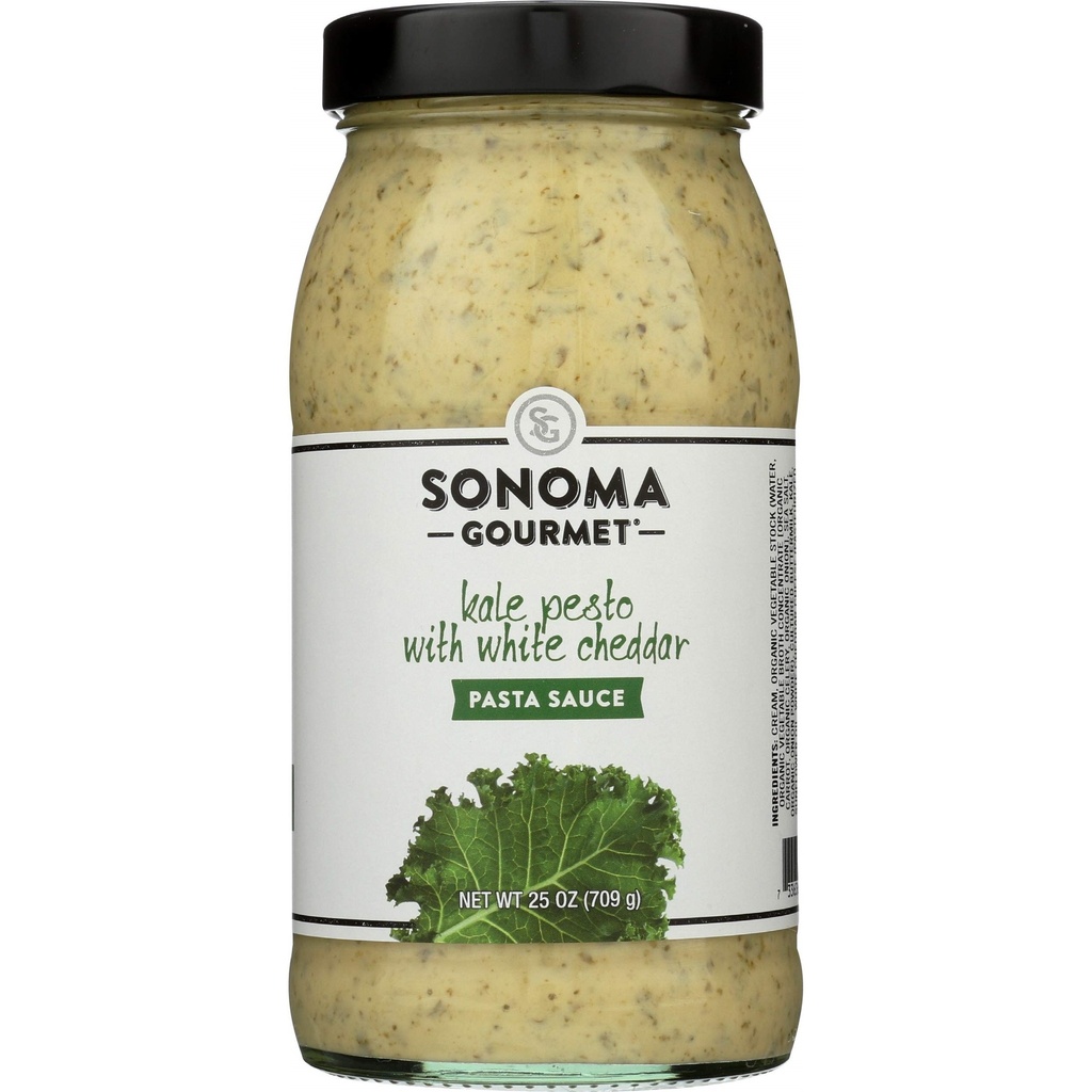Salsa Para Pasta Sonoma Gourmet Kale Pesto con Queso Cheddar Blanco 709g