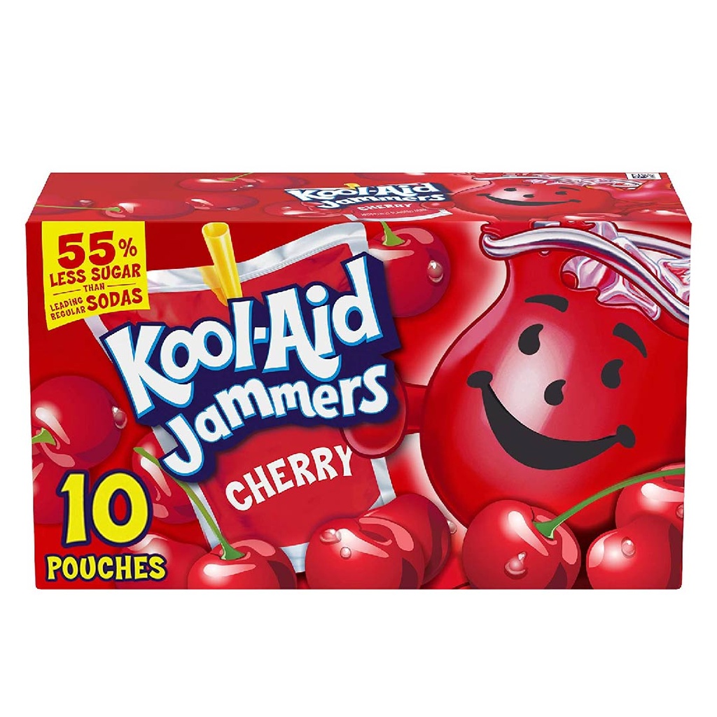 Kool-Aid Jammers Cherry, 177 mL / 10 Pack