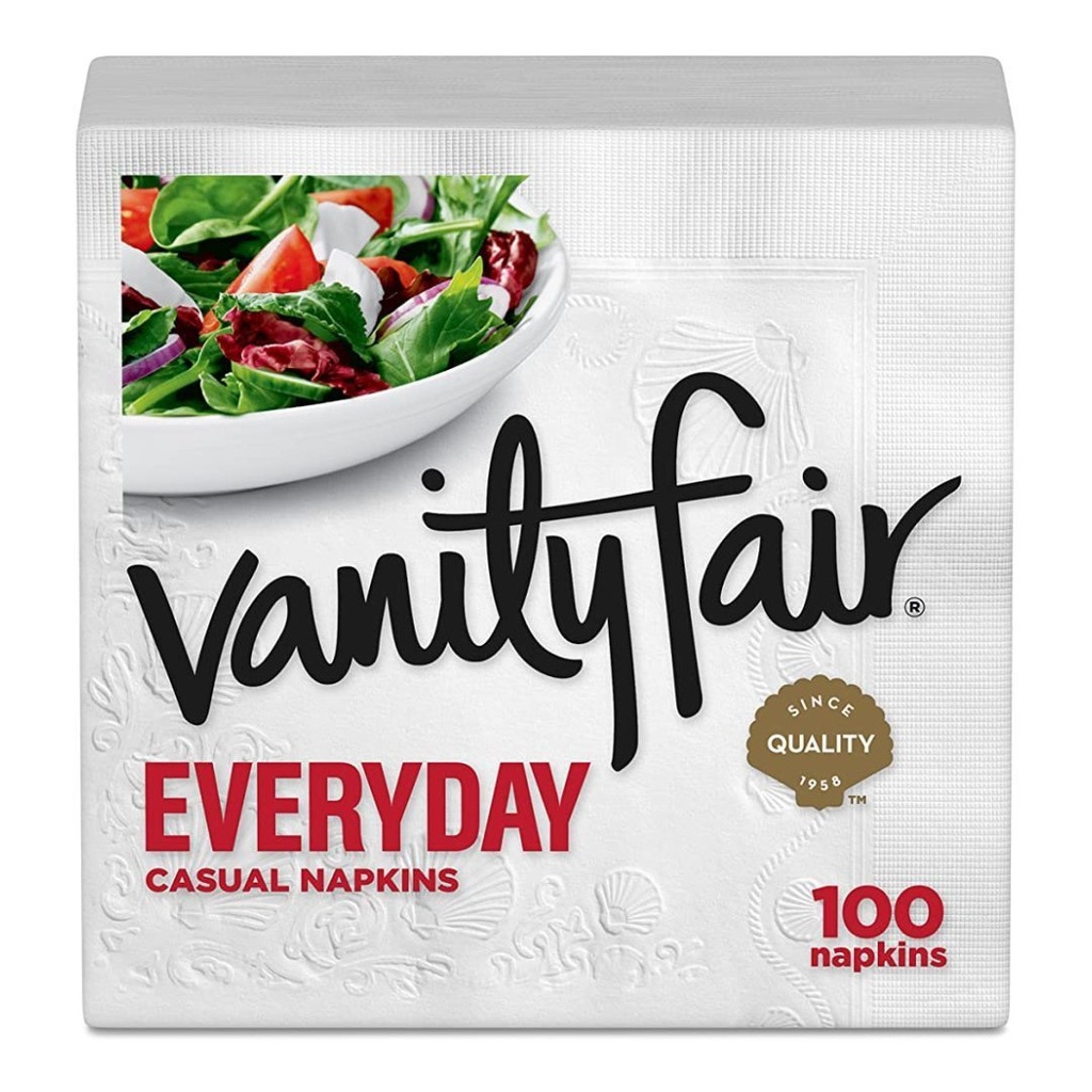 Servilletas De Papel Vanity Fair Everyday, 100 Und