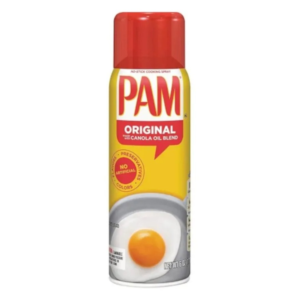 Spray de Aceite de Canola Antiadherente, Pam / 340g
