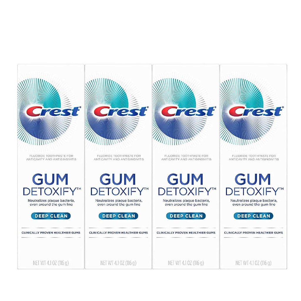 Pasta Dental De Limpieza Profunda Gum Detoxify / 4 Pack / 116g