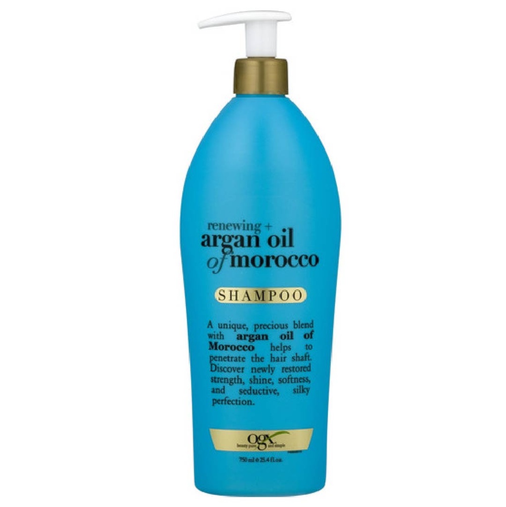 Champú Ogx Con Aceite De Argan De Marruecos, 750 mL