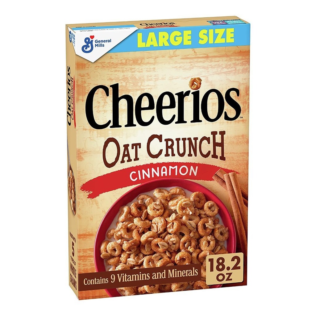 Cereal Cheerios De Avena Con Canela, General Mills / 515g