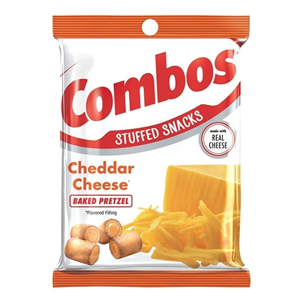 Snacks De Pretzel Horneados Relledos De Queso Cheddar, 178g