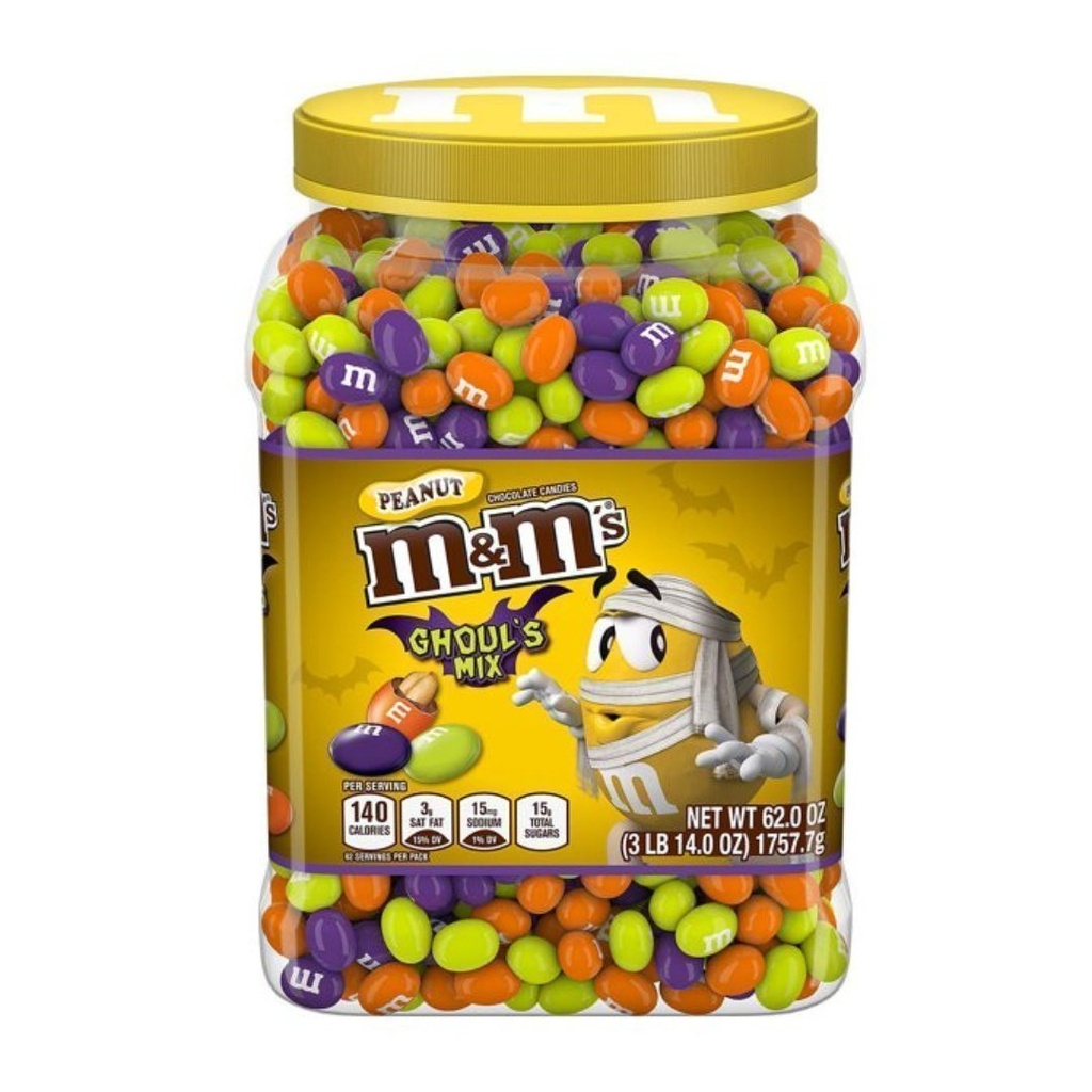 Chocolate Con Maní M&amp;M'S Ghoul's Mix, 1.7 Kg