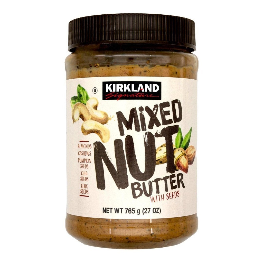 Mantequilla De Nueces Mixtas Con Semillas, Kirkland / 765g