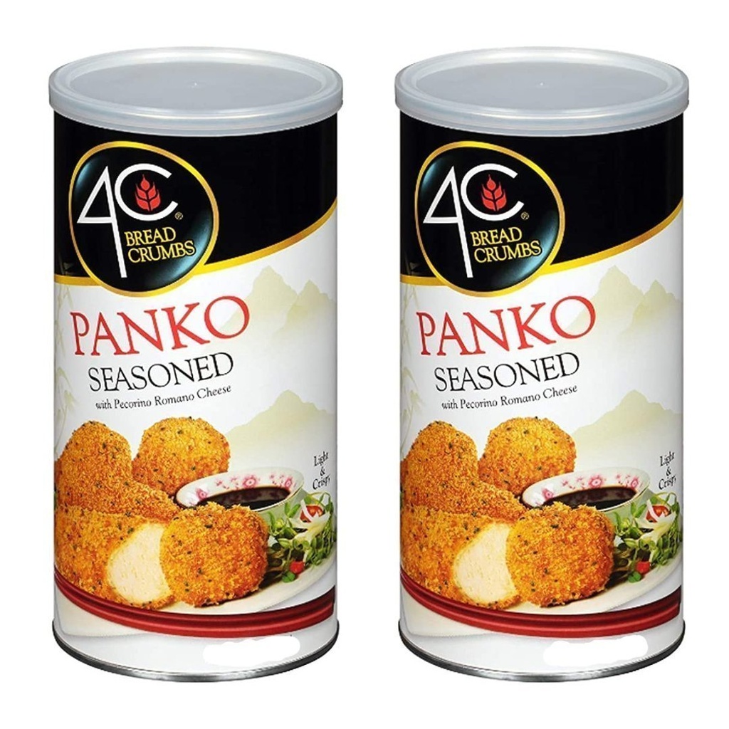 Pan Rallado Panko Con Queso Pecorino Romano, 4C / 1.3 Kg / 2 Pack