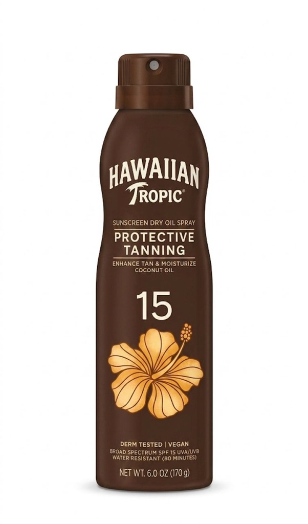 Hawaiian Tropic Spray Bronceador Protector Fps 15.2 / 170Gr.